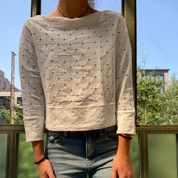 Calvin Rucker White Long Sleeve Blouse - Picture 2 of 5